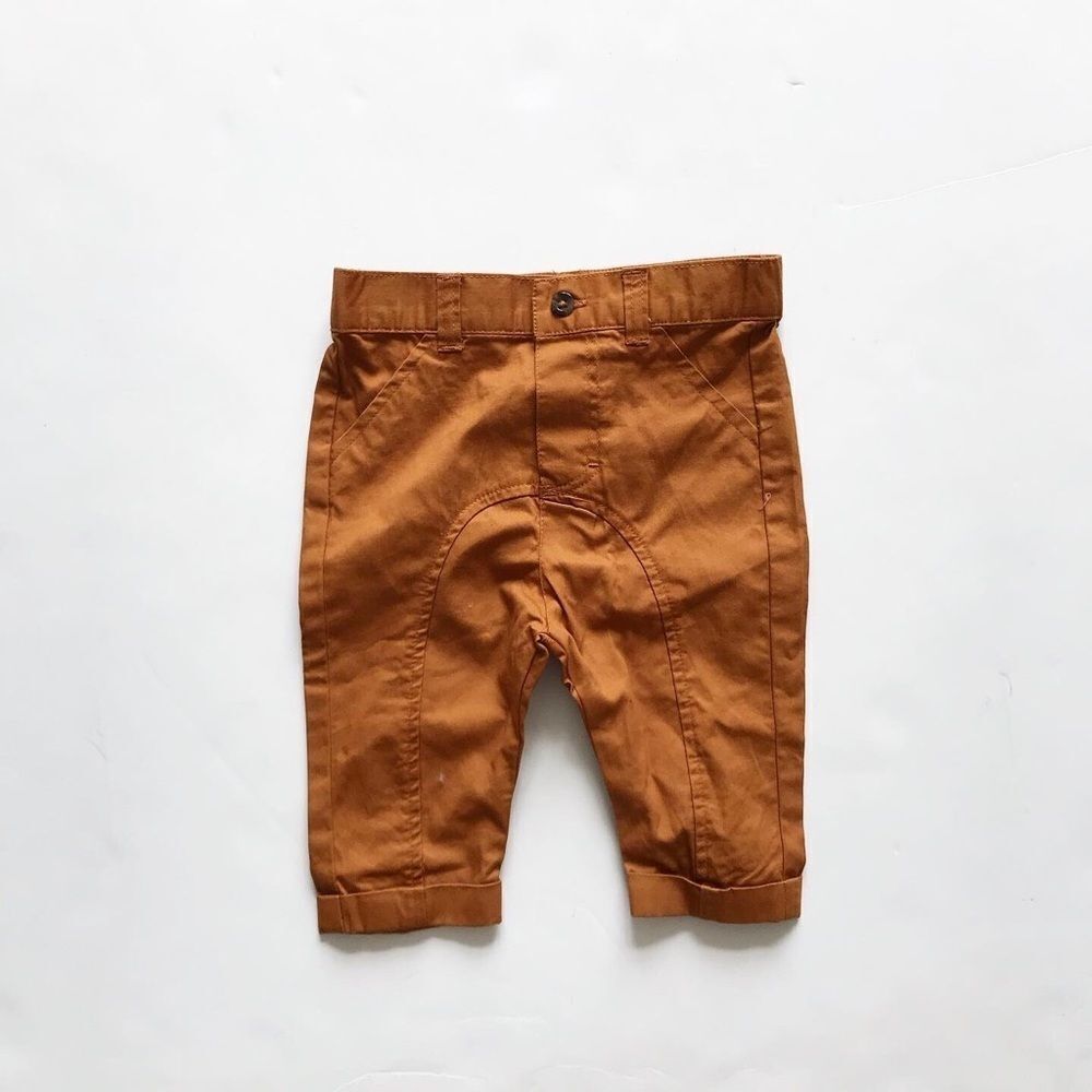 Cat & Jack Tan pants EUC 3-6 month